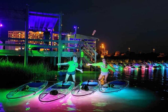 Night Glow Kayak Paddle Session in Pensacola Beach - The Wildlife Hunt: Fish, Stingrays, and Dolphins (With Realistic Odds)