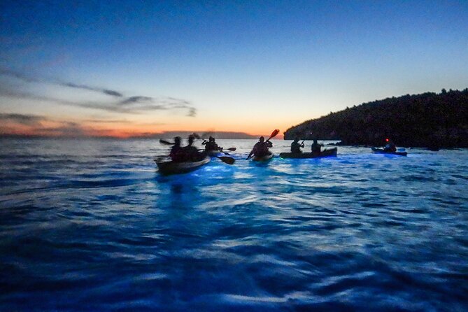 Night Glow Kayaking in Pula - The sandy-bottom beach moment: swim for the brave (optional)