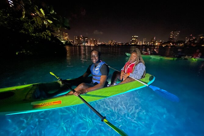 Night Kayak - Condado City Lights Tour - The glow launch: what the 6pm sunset/glow timing feels like