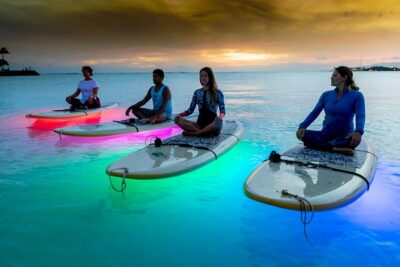 Night SUP Yoga in Honolulu, Hawaii - Gear, SUP basics, and how the class actually starts