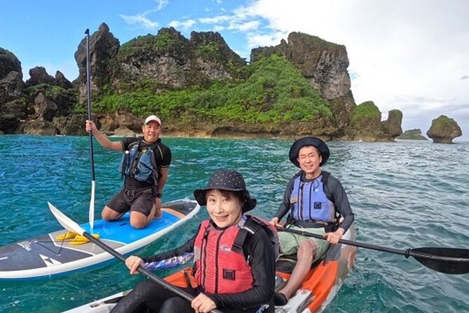 Okinawa East Coast 3-hour Marine Experience: Kayak or SUP - Paddling to Hamahiga Island: the part with real wow factor