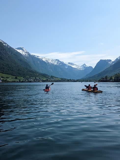 Olden: Fjord Kayaking + Drysuit & Safety Boat - The 15-minute safety briefing that pays off on the water