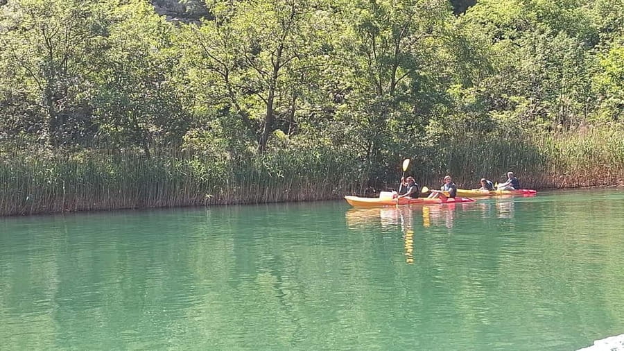 Omiš: 5-Hour Kayak on Cetina River Preserved Nature Park - Gear That Actually Helps: Waterproof Barrel, Life Jackets, Paddles