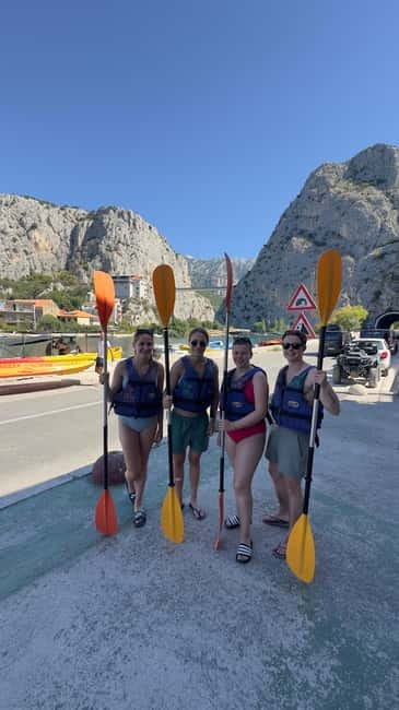 Omiš/Split: 4h Kayaking in Cetina Protected Nature Park Area - What You’ll See: Mirabella Fortress, WWII Bunkers, Zakučac, and Zipline Views