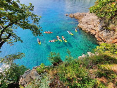 Opatija: Cliffs and caves kayak adventure - Grotta del Diavolo: Two Caves, One Adventure, Lots of Structure
