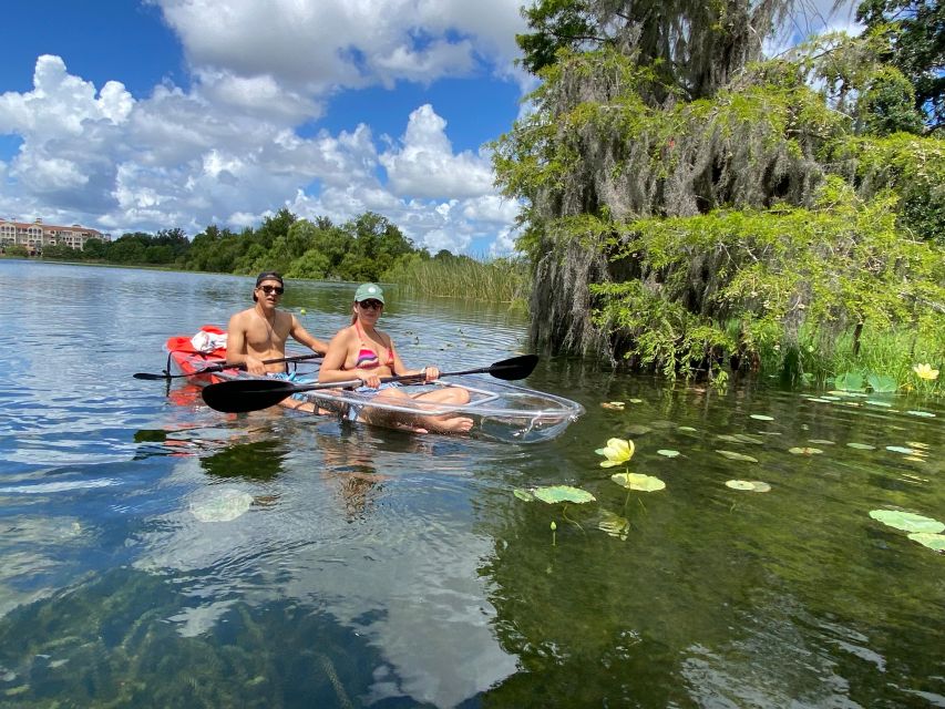 Orlando: Clear Kayak and Paddleboard 2-Hour Rental - Clear-vessel fun vs. real-world wake and noise