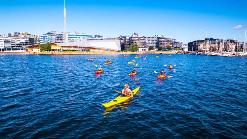 Oslo Sea Kayak Tour “Fjord City” - Akershus Fortress from the water: what you actually get to see