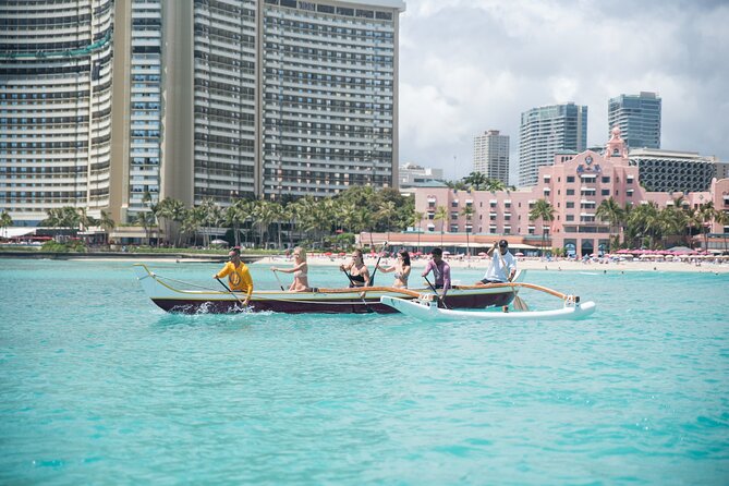 Outrigger Canoe Surfing - Waikiki waves, but with an outrigger twist