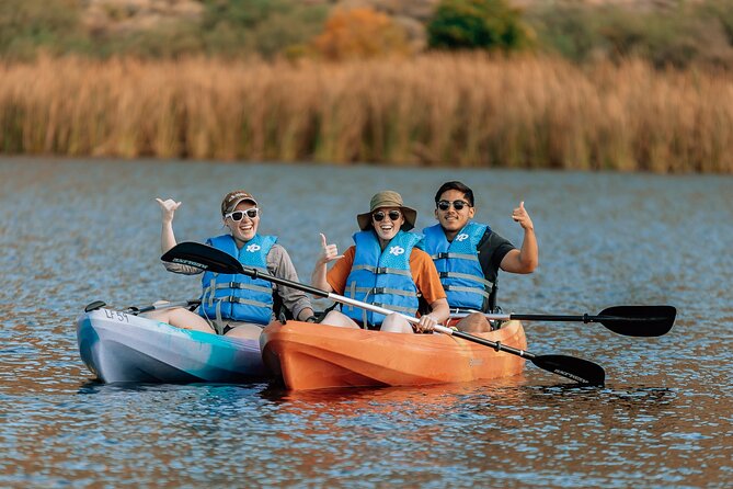 Paddle Boarding and Kayaking Tour in Canyon Lake - Tortilla Creek stop: sacred canyon walls in about 45 minutes