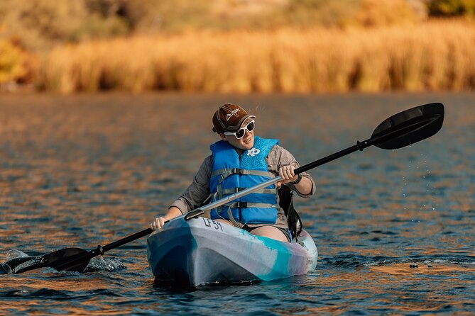 Paddle Boarding and Kayaking Tour in Canyon Lake - La Barge Creek stop: serene canyons and another 45-minute paddle