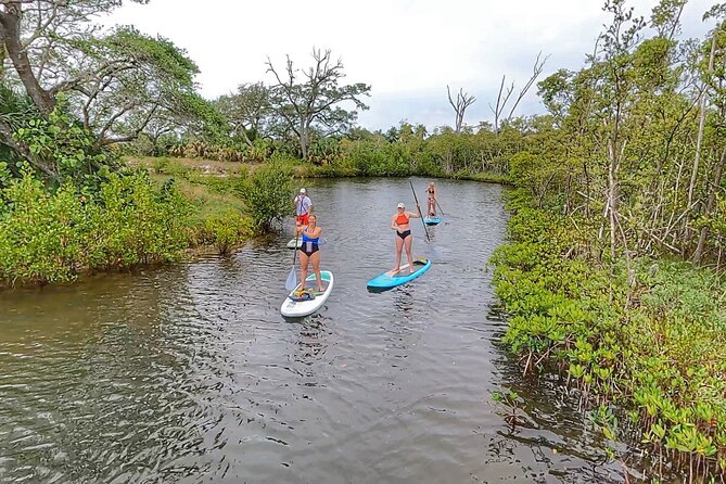 Paddle Boarding Eco Adventure Tour Jupiter Florida - Singer Island - The naturalist guide approach: how first-timers feel safe and in control