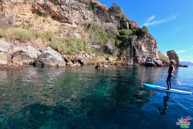Paddle Surf Route Cliffs Nerja and Cascada de Maro + Snorkel - Guide quality and group size: what max 11 changes