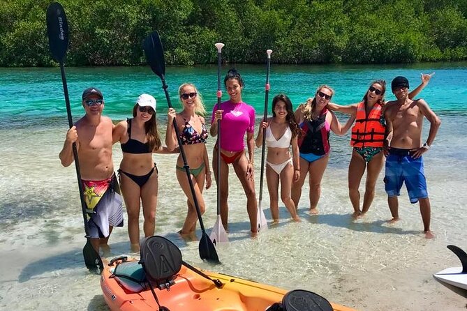 Paddleboard Kayak Tour in Cancun - The short lesson: how to avoid the awkward start