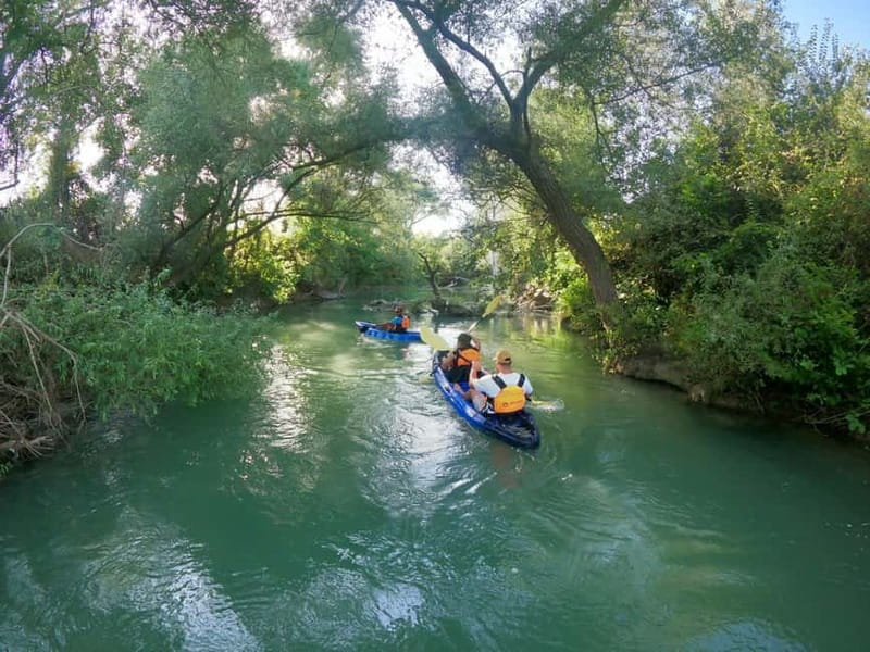 Parga: Acheron River Kayaking Adventure 5.5 km - On the water for 90 minutes: what the 5.5 km paddle feels like