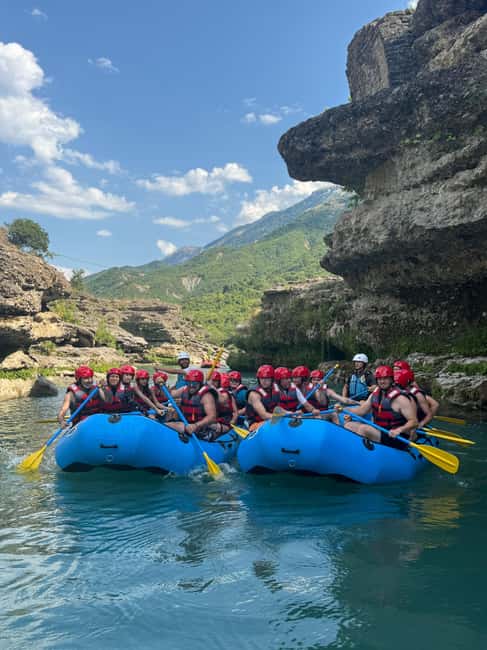 Permet: Kayak Experience - Vjosa River National Park Albania - Përmet start point and transport: getting on the water smoothly