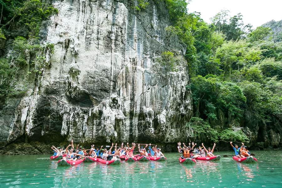 Phang Nga Bay Highlights: Kayaking and Cave Exploration Tour - James Bond Island: optional stop, big crowds, clear trade-off