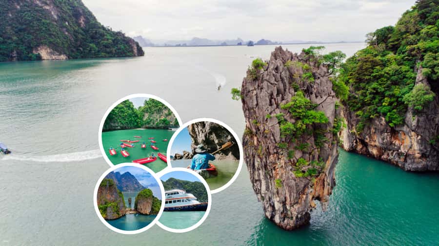 Phang Nga Bay Highlights: Kayaking and Cave Exploration Tour - Lunch on board: Thai buffet, views included