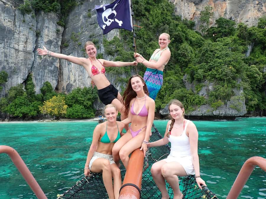 Phi Phi: Pirate Boat with Snorkeling, Kayaking, and Party - What to bring (and the rules that keep the water special)