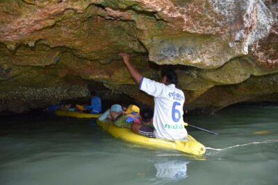 Phuket: Starlight Hong Sea Cave & Glowing Plankton by Kayak - John Gray’s Sea Canoe briefing and the raptor-show warmup