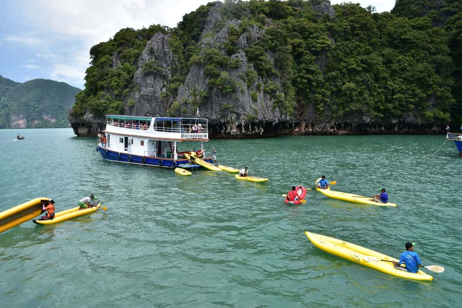 Phuket: Starlight Hong Sea Cave & Glowing Plankton by Kayak - Sunset and the night glow: Krathong floating plus bioluminescent plankton