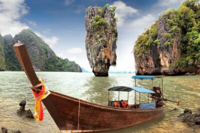 Phuket to James Bond Island: Longtail Boat Tour with Sea Canoeing - Talu Island canoeing in Phang Nga Bay: mangroves, caves, and salt-air snorkeling