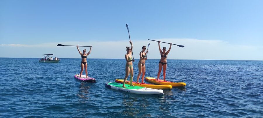 Polignano a Mare: Stand-Up Paddle Board Sea Cave Trip - Grotta Palazzese: Passing a Cave Entrance With Real Scale