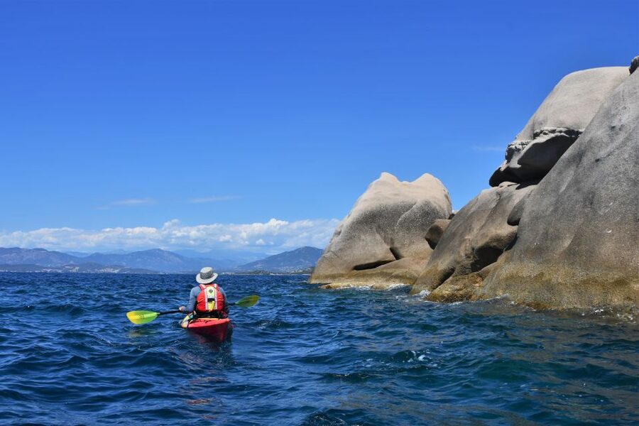 Porticcio: Guiding Kayaking Tour - The Genovese tower stop: why this view is worth the trip