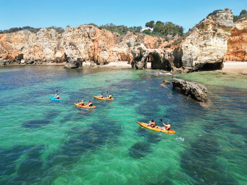 Portimão: Small Group Kayak Cave and Cliff Tour - Algarve cliffs from a kayak: coves, colors, and angles you can’t copy