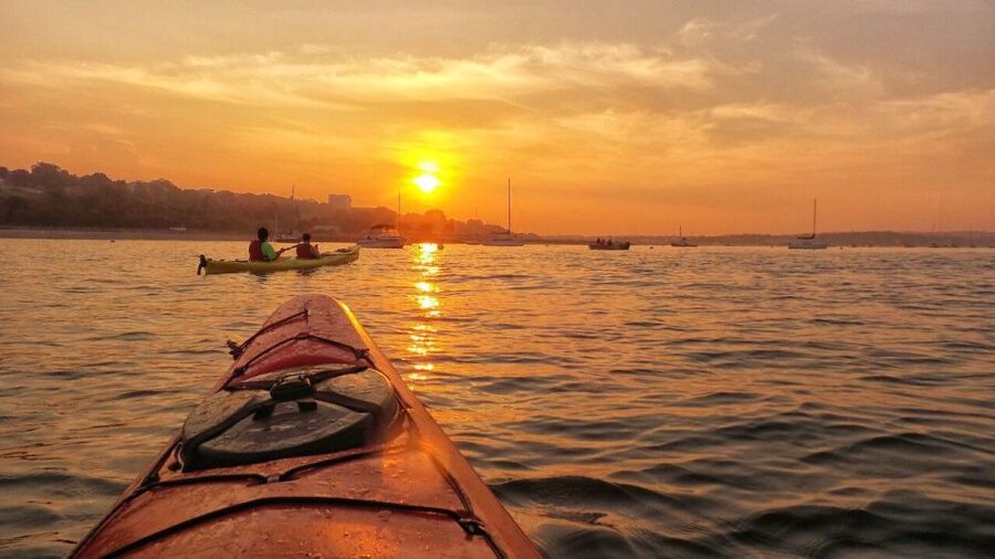 Portland, Maine: Sunset Kayak Tour on Casco Bay - Entering the golden hour on Casco Bay