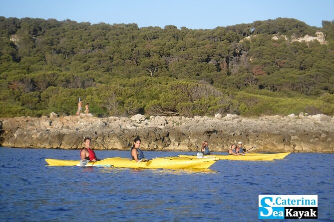 Porto Selvaggio kayak tour + cliff diving + cold spring immersion - Gaia Cave cliff jump: how the big moment fits into a beginner-friendly trip