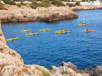 Porto Selvaggio kayak tour + cliff diving + cold springs - Grotta Verde by kayak: what makes the cave stop different