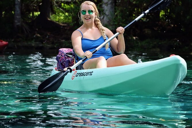 Premium Single Kayak Rental In Crystal River, Florida - Comfort and stability: why the kayak choice matters for safety