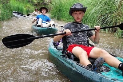 PRIVATE EXCLUSIVE River Kayaking tours, 4X4 UTV ride To Kayaks - Stop: Cottonwood’s back yard and local orientation