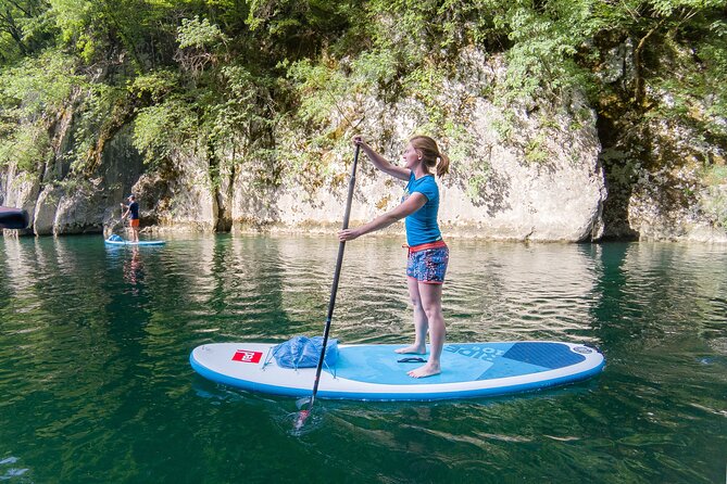 Private Half Day Stand-up Paddle Boarding on the Soča River - Lesson first: kneeling, standing, and building confidence fast