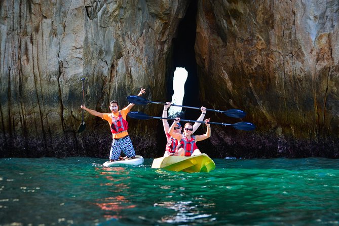 Private Los Cabos Arch and Playa del Amor Tour by Glass Bottom Kayak - Getting there: Plaza Gali, the 7:30 am start, and why early matters