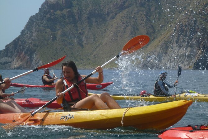 Private Tour explore Vulcano Island by Kayak & Coasteering - Swim breaks in bubbling thermal bays (and why it feels different here)