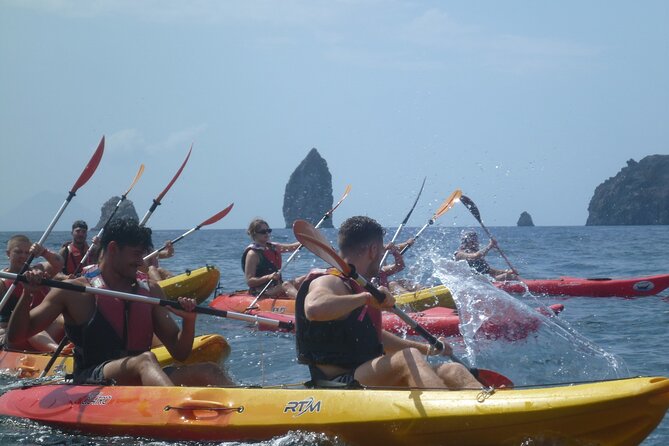 Private Tour explore Vulcano Island by Kayak & Coasteering - The volcanic payoff on the way back: fumaroles in your line of sight