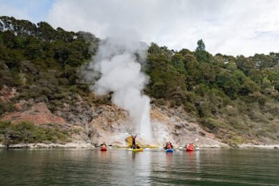 Private Waimangu Steaming Cliffs Kayak Tour - Entering Waimangu Volcanic Valley: A Geothermal Walk That Works for First-Timers