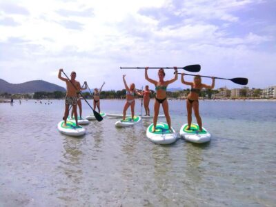 Puerto de Alcudia: Stand-Up Paddleboard Lesson - The 60-minute SUP lesson: balance, paddle strokes, turning, and braking