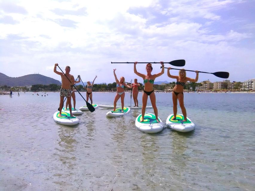 Puerto de Alcudia: Stand-Up Paddleboard Lesson - The 60-minute SUP lesson: balance, paddle strokes, turning, and braking