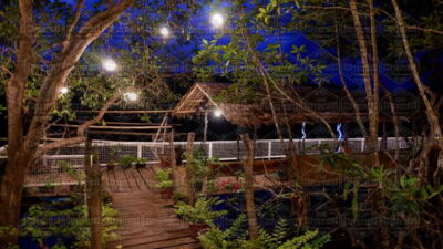 Puerto Princesa: Firefly Watching Paddle Boat Tour & Dinner - Swag Restaurant Dinner Before the Lights Turn On