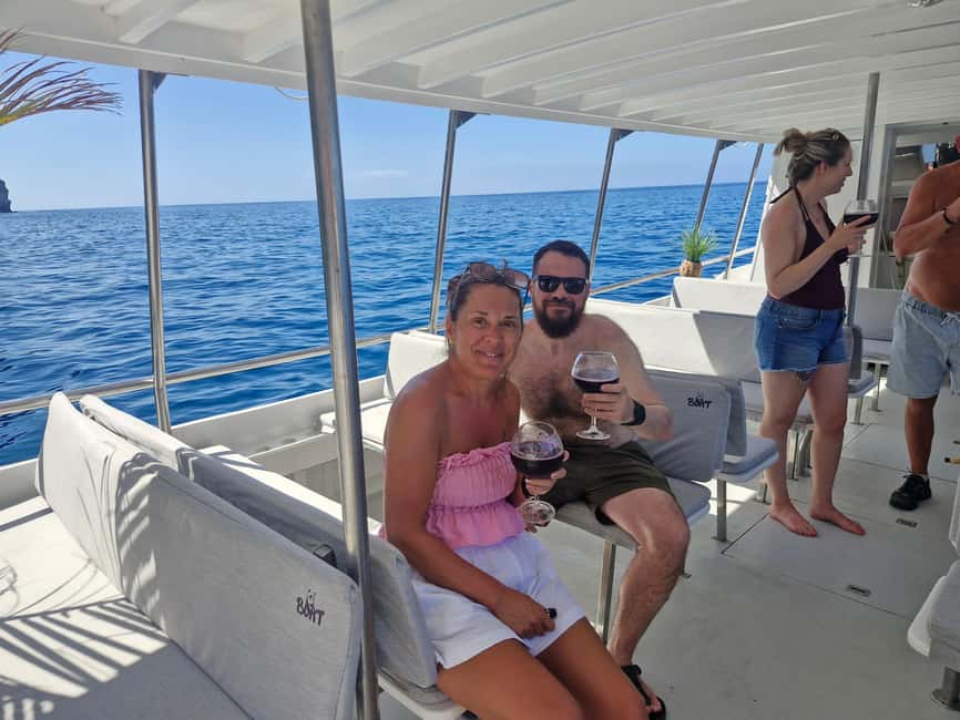 Puerto Rico, Gran Canaria: boat trip, drinks, food, paddle surfing, snorkeling - Playa del Perchel: tapas, drinks, snorkeling, and paddle surfing