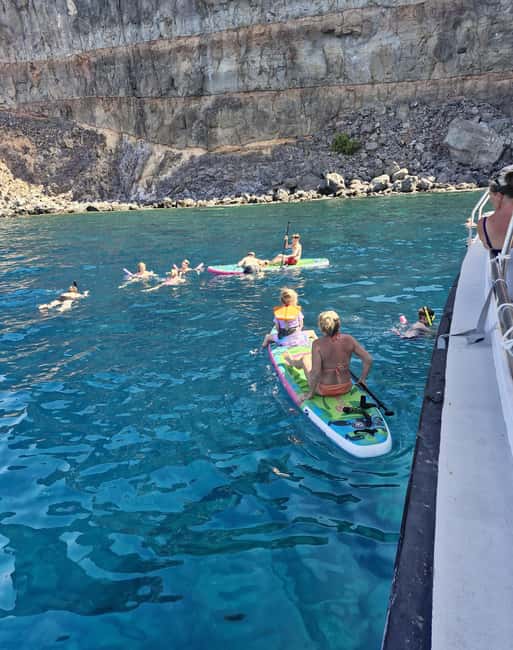 Puerto Rico, Gran Canaria: boat trip, drinks, food, paddle surfing, snorkeling - Onboard comfort that makes a difference (not just marketing)