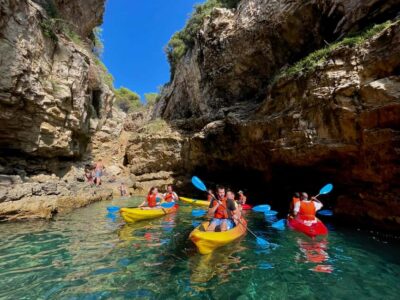 Pula: Cave, Canyon and Island Kayak Tour Snorkel&Explore - Getting oriented on the water: quick coaching that pays off