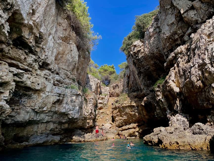 Pula: Cave, Canyon and Island Kayak Tour Snorkel&Explore - The paddle back to Ambrela: calmer, but still scenic