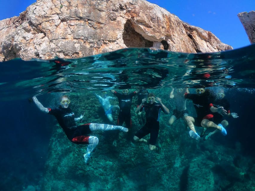 Pula: Cave Kayak, Snorkeling, Cliff Jumping All-in-one Tour - Optional cliff jumping up to 15m: thrilling, but not forced