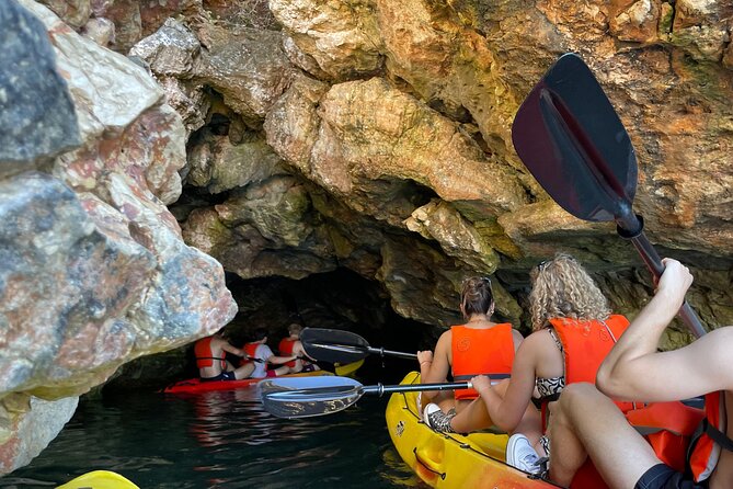 Pula: Cave Kayak Tour and Snorkeling - Following Pula’s coastline toward Canyon Verudela’s 18-meter cliffs