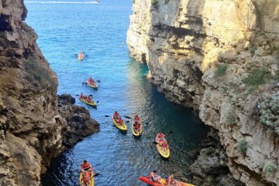 Pula: Cave Kayak Tour and Snorkeling - First-time kayaking: the coaching that keeps it from feeling stressful