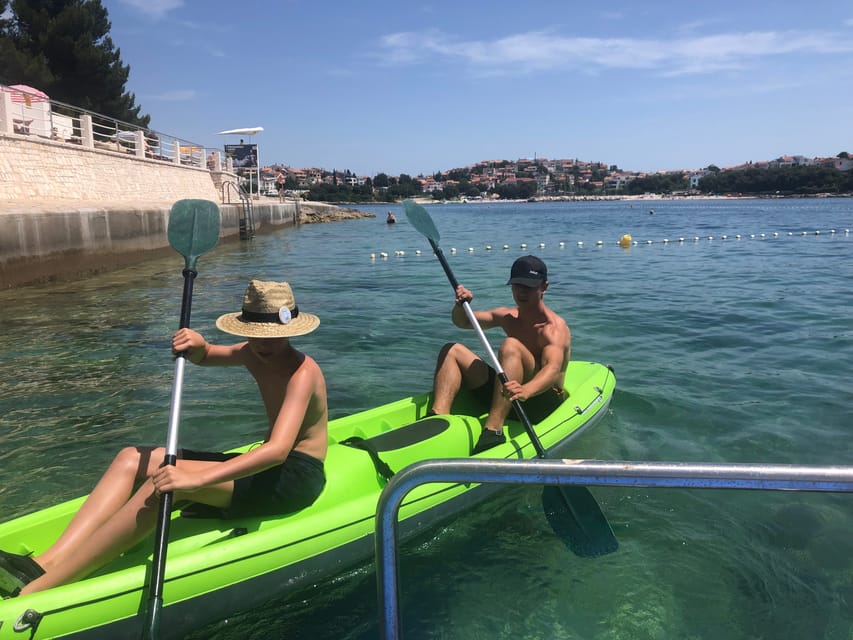 Pula: Kayaking and Snorkeling Self-Guided Tour - Snorkeling in the Adriatic: crystal-clear water time