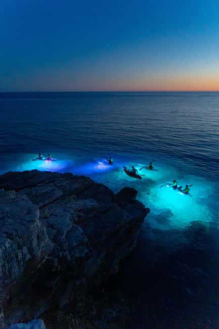 Pula: Night Kayak Tour with Glowing Kayaks - Valovine start: finding the group and getting set for night water